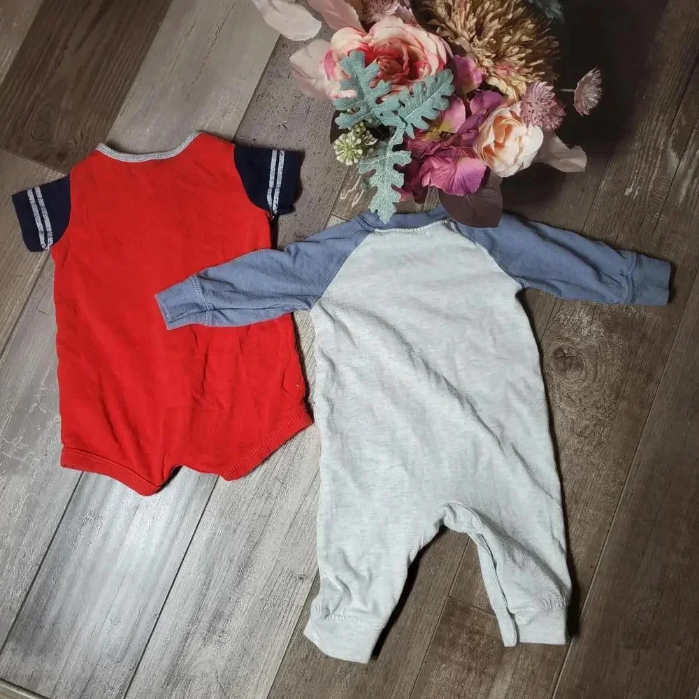 Carter's Baby Boy Size 3M Outfit Bundle - 2 Pieces